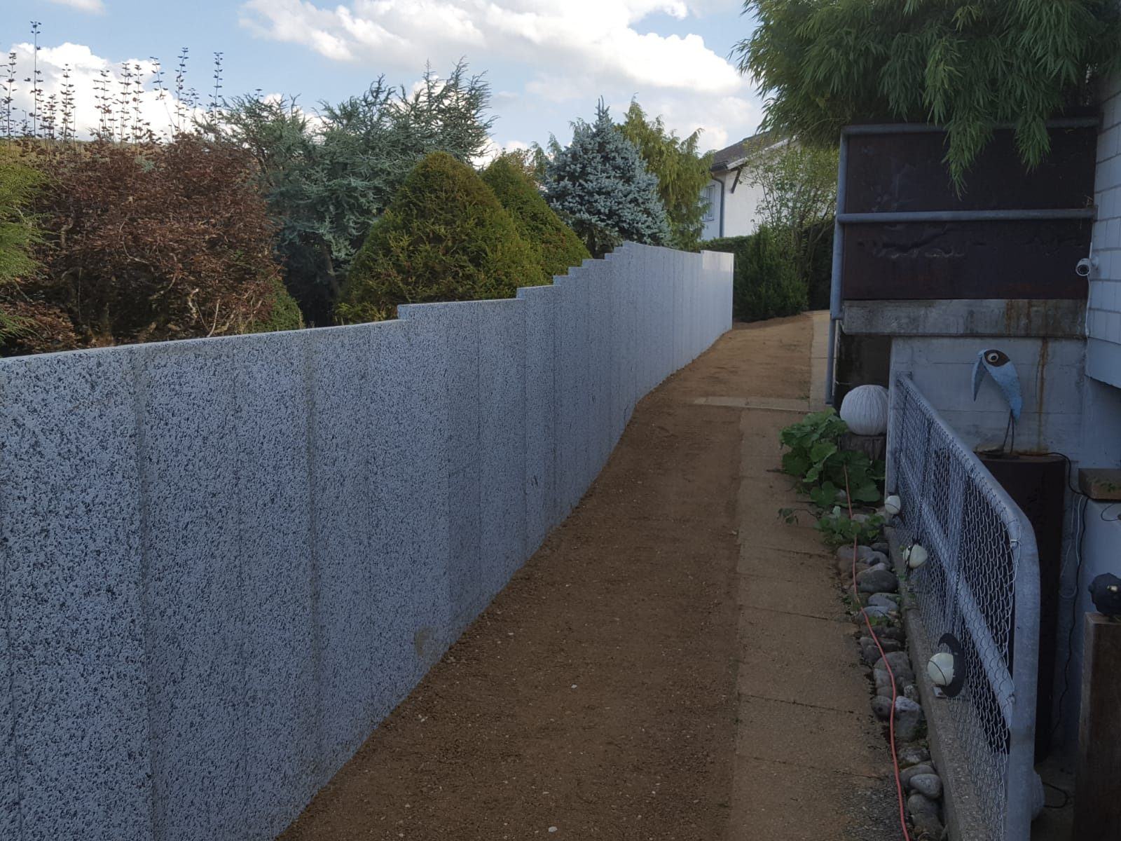 Mur de soutènement en béton